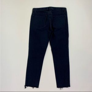 Madewell Black Straight Leg Jeans